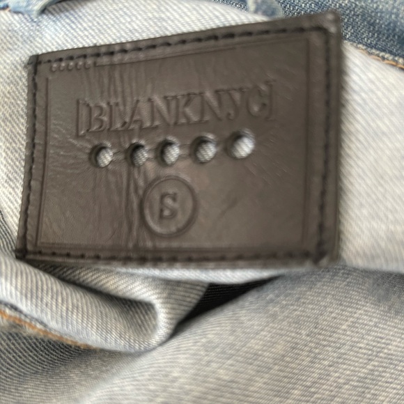 BLANKNYC Distressed Denim Jacket Sz S(4) - Picture 7 of 10